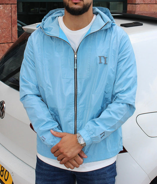 Sky Blue Windbreaker