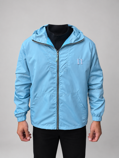 Sky blue windbreaker