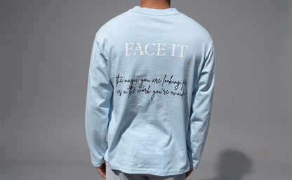 Blue long-sleeve