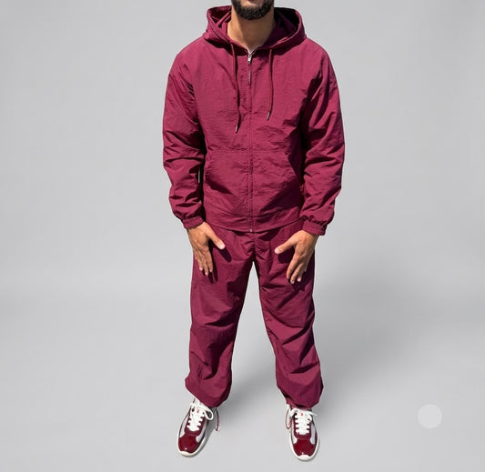 Burgundy Tracksuit